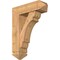 Ekena Millwork Olympic Arts and Crafts Smooth Bracket w/ Offset Brace, Western Red Cedar, 7 1/2"W x 24"D x 32"H BKT0806X24X32OLY03SWR - alternate 1